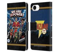Head Case Designs Officially Licensed Shazam!: Fury Of The Gods Character Art Graphics Leather Wallet Case Compatible With Apple iPhone 16e