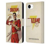 Head Case Designs Officially Licensed Shazam!: Fury Of The Gods Comic Graphics Leather Wallet Case Compatible With Apple iPhone 16e