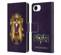 Head Case Designs Officially Licensed Shazam!: Fury Of The Gods Darla Graphics Leather Wallet Case Compatible With Apple iPhone 16e