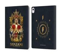 Head Case Designs Officially Licensed Shazam!: Fury Of The Gods Group Graphics Leather Wallet Case Compatible With Apple iPad Air 13 2024/2025