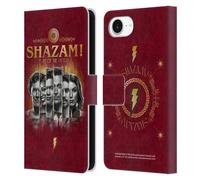 Head Case Designs Officially Licensed Shazam!: Fury Of The Gods Poster Graphics Leather Wallet Case Compatible With Apple iPhone 16e