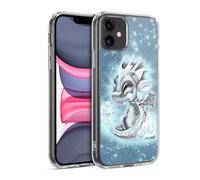 Head Case Designs Officially Licensed Sheena Pike April Diamond Dragonz Birthstone Lil Dragons Gel Case [Military Grade Protection] Compatible with Apple iPhone 11 and Compatible with MagSafe