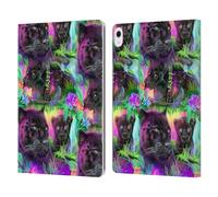 Head Case Designs Officially Licensed Sheena Pike Daydream Panthers Big Cats Leather Wallet Case Compatible With Apple iPad Air 13 2024/2025