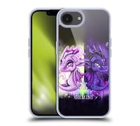 Head Case Designs Officially Licensed Sheena Pike Gemini Lil Dragonz Zodiac Dragons Gel Case [Military Grade Protection] Compatible with Apple iPhone 16e and Compatible with MagSafe