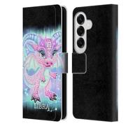 Head Case Designs Officially Licensed Sheena Pike Libra Lil Dragonz Zodiac Dragons Leather Wallet Case Compatible With Samsung Galaxy S26