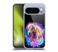 Head Case Designs Officially Licensed Sheena Pike Purple Horse Spirit With Roses Animals Gel Case [Military Grade Protection] Compatible with Google Pixel 10 Pro XL and Compatible with MagSafe