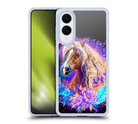 Head Case Designs Officially Licensed Sheena Pike Purple Horse Spirit With Roses Animals Gel Case [Military Grade Protection] Compatible With Samsung Galaxy S25 Edge