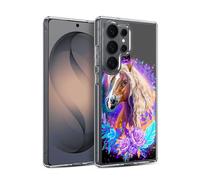 Head Case Designs Officially Licensed Sheena Pike Purple Horse Spirit With Roses Animals Gel Case [Military Grade Protection] Compatible with Samsung Galaxy S26 Ultra and Compatible with MagSafe