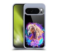 Head Case Designs Officially Licensed Sheena Pike Purple Horse Spirit With Roses Animals Gel Case [Military Grade Protection] Compatible with Google Pixel 10 and Compatible with MagSafe