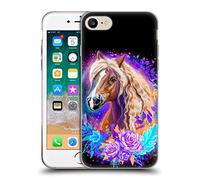 Head Case Designs Officially Licensed Sheena Pike Purple Horse Spirit With Roses Animals Gel Case [Military Grade Protection] Compatible With Apple iPhone 7/8 / SE 2020 & 2022