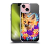 Head Case Designs Officially Licensed Sheena Pike Red Fox Spirit & Autumn Leaves Animals Gel Case [Military Grade Protection] Compatible with Apple iPhone 15 and Compatible with MagSafe