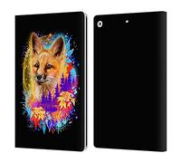 Head Case Designs Officially Licensed Sheena Pike Red Fox Spirit & Autumn Leaves Animals Leather Wallet Case Compatible With Apple iPad 10.2 2019/2020/2021
