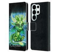 Head Case Designs Officially Licensed Sheena Pike Virgo Lil Dragonz Zodiac Dragons Leather Wallet Case Compatible With Samsung Galaxy S26 Ultra