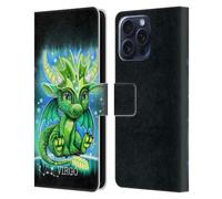Head Case Designs Officially Licensed Sheena Pike Virgo Lil Dragonz Zodiac Dragons Leather Wallet Case Compatible With Samsung Galaxy S25 FE