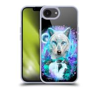 Head Case Designs Officially Licensed Sheena Pike Winter Wolf Spirit & Waterfall Animals Gel Case [Military Grade Protection] Compatible with Apple iPhone 16e and Compatible with MagSafe