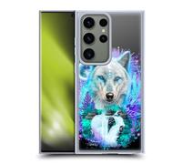 Head Case Designs Officially Licensed Sheena Pike Winter Wolf Spirit & Waterfall Animals Gel Case [Military Grade Protection] Compatible With Samsung Galaxy S23 Ultra 5G