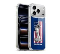 Head Case Designs Officially Licensed Shelby American Flag Logos Gel Case [Military Grade Protection] Compatible with Apple iPhone 17 Pro Max and Compatible with MagSafe