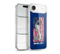 Head Case Designs Officially Licensed Shelby American Flag Logos Gel Case [Military Grade Protection] Compatible with Apple iPhone 17 Air and Compatible with MagSafe