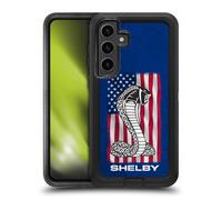 Head Case Designs Officially Licensed Shelby American Flag Logos Ultra-Armoured Shockproof Case [Military Grade Protection] Compatible With Samsung Galaxy S24+ 5G