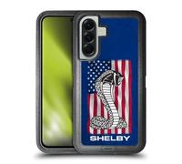 Head Case Designs Officially Licensed Shelby American Flag Logos Ultra-Armoured Shockproof Case [Military Grade Protection] Compatible With Samsung Galaxy A56 5G