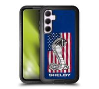 Head Case Designs Officially Licensed Shelby American Flag Logos Ultra-Armoured Shockproof Case [Military Grade Protection] Compatible With Samsung Galaxy A35 5G