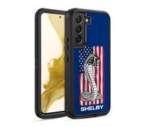 Head Case Designs Officially Licensed Shelby American Flag Logos Ultra-Armoured Shockproof Case [Military Grade Protection] Compatible With Samsung Galaxy S22 5G