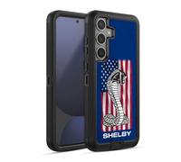 Head Case Designs Officially Licensed Shelby American Flag Logos Ultra-Armoured Shockproof Case [Military Grade Protection] Compatible With Samsung Galaxy S24 FE
