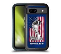 Head Case Designs Officially Licensed Shelby American Flag Logos Ultra-Armoured Shockproof Case [Military Grade Protection] Compatible With Google Pixel 8a