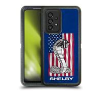 Head Case Designs Officially Licensed Shelby American Flag Logos Ultra-Armoured Shockproof Case [Military Grade Protection] Compatible With Samsung Galaxy A53 5G (2022)