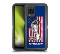 Head Case Designs Officially Licensed Shelby American Flag Logos Ultra-Armoured Shockproof Case [Military Grade Protection] Compatible With Samsung Galaxy A12 (2020)
