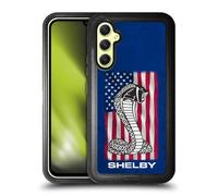 Head Case Designs Officially Licensed Shelby American Flag Logos Ultra-Armoured Shockproof Case [Military Grade Protection] Compatible With Samsung Galaxy A34 5G