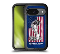 Head Case Designs Officially Licensed Shelby American Flag Logos Ultra-Armoured Shockproof Case [Military Grade Protection] Compatible With Google Pixel 9 / Pixel 9 Pro
