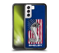 Head Case Designs Officially Licensed Shelby American Flag Logos Ultra-Armoured Shockproof Case [Military Grade Protection] Compatible With Samsung Galaxy S21+ 5G