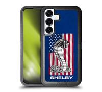 Head Case Designs Officially Licensed Shelby American Flag Logos Ultra-Armoured Shockproof Case [Military Grade Protection] Compatible With Samsung Galaxy S25+