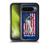 Head Case Designs Officially Licensed Shelby American Flag Logos Ultra-Armoured Shockproof Case [Military Grade Protection] Compatible With Google Pixel 9 Pro XL
