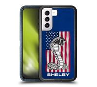 Head Case Designs Officially Licensed Shelby American Flag Logos Ultra-Armoured Shockproof Case [Military Grade Protection] Compatible With Samsung Galaxy S21 5G