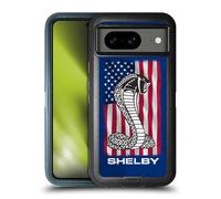 Head Case Designs Officially Licensed Shelby American Flag Logos Ultra-Armoured Shockproof Case [Military Grade Protection] Compatible With Google Pixel 8