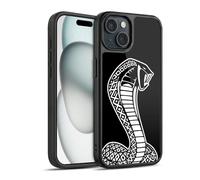 Head Case Designs Officially Licensed Shelby Oversized Logos Gel Armour Case [Military Grade Protection] Compatible With Apple iPhone 15