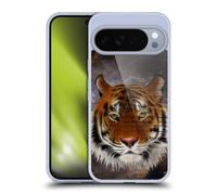 Head Case Designs Officially Licensed Simone Gatterwe Abstract Tiger Animals 2 Gel Case [Military Grade Protection] Compatible with Google Pixel 10 Pro XL and Compatible with MagSafe