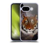 Head Case Designs Officially Licensed Simone Gatterwe Abstract Tiger Animals 2 Gel Case [Military Grade Protection] Compatible With Google Pixel 9A