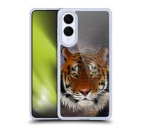 Head Case Designs Officially Licensed Simone Gatterwe Abstract Tiger Animals 2 Gel Case [Military Grade Protection] Compatible With Samsung Galaxy S25 Edge