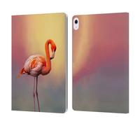 Head Case Designs Officially Licensed Simone Gatterwe American Flamingo Assorted Designs Leather Wallet Case Compatible With Apple iPad Air 13 2024/2025
