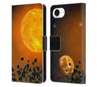 Head Case Designs Officially Licensed Simone Gatterwe Apocalypse Cloud And Space Leather Wallet Case Compatible With Apple iPhone 16e