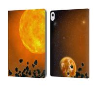Head Case Designs Officially Licensed Simone Gatterwe Apocalypse Cloud And Space Leather Wallet Case Compatible With Apple iPad Air 13 2024/2025