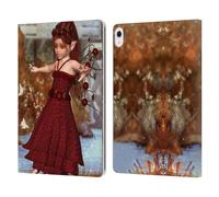 Head Case Designs Officially Licensed Simone Gatterwe Autumn Fairy Assorted Designs Leather Wallet Case Compatible With Apple iPad Air 13 2024/2025