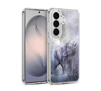 Head Case Designs Officially Licensed Simone Gatterwe Baby Elephant Nature Portraits III Gel Case [Military Grade Protection] Compatible with Samsung Galaxy S26 and Compatible with MagSafe