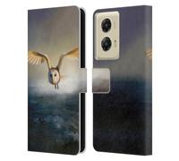 Head Case Designs Officially Licensed Simone Gatterwe Barn Owl Animals 2 Leather Book Wallet Case Cover Compatible With Motorola Moto G Stylus 5G (2024)