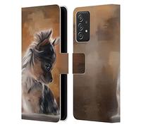 Head Case Designs Officially Licensed Simone Gatterwe Chihuahua Puppy Assorted Designs Leather Wallet Case Compatible With Samsung Galaxy A53 5G (2022)
