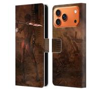 Head Case Designs Officially Licensed Simone Gatterwe End Times Castles And Palaces Leather Wallet Case Compatible With Apple iPhone 17 Pro Max