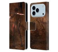 Head Case Designs Officially Licensed Simone Gatterwe End Times Castles And Palaces Leather Wallet Case Compatible With Apple iPhone 17 Pro